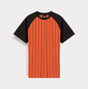 SLEEVE STRIPED T-SHIRT